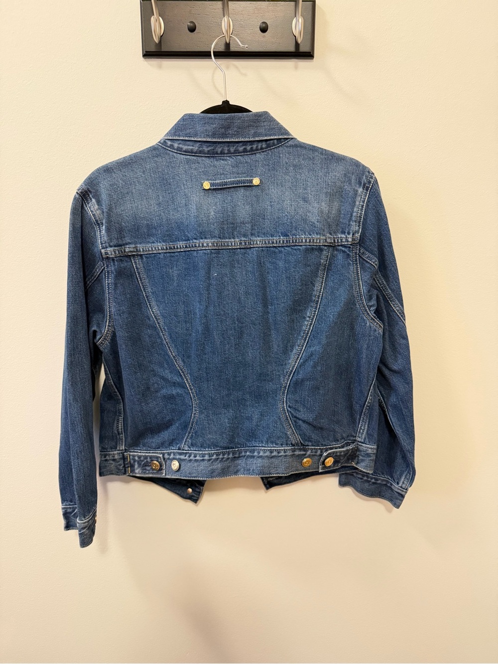 Cult Gaia x Gap Asymmetrical Denim Jacket - Blue Women’s Jean Jacket - Picture 2 of 4